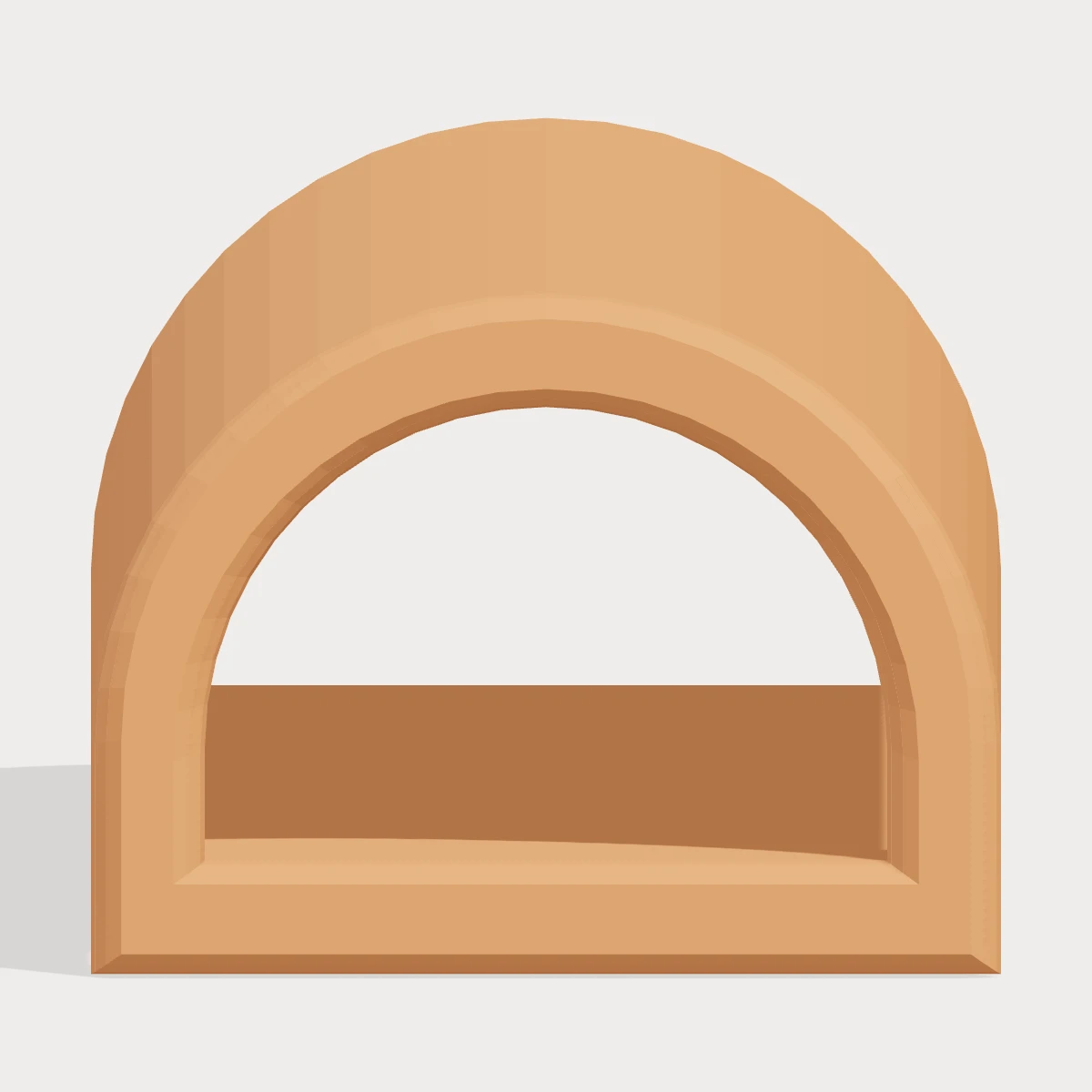 Arched tunnel, opening view digital design preview