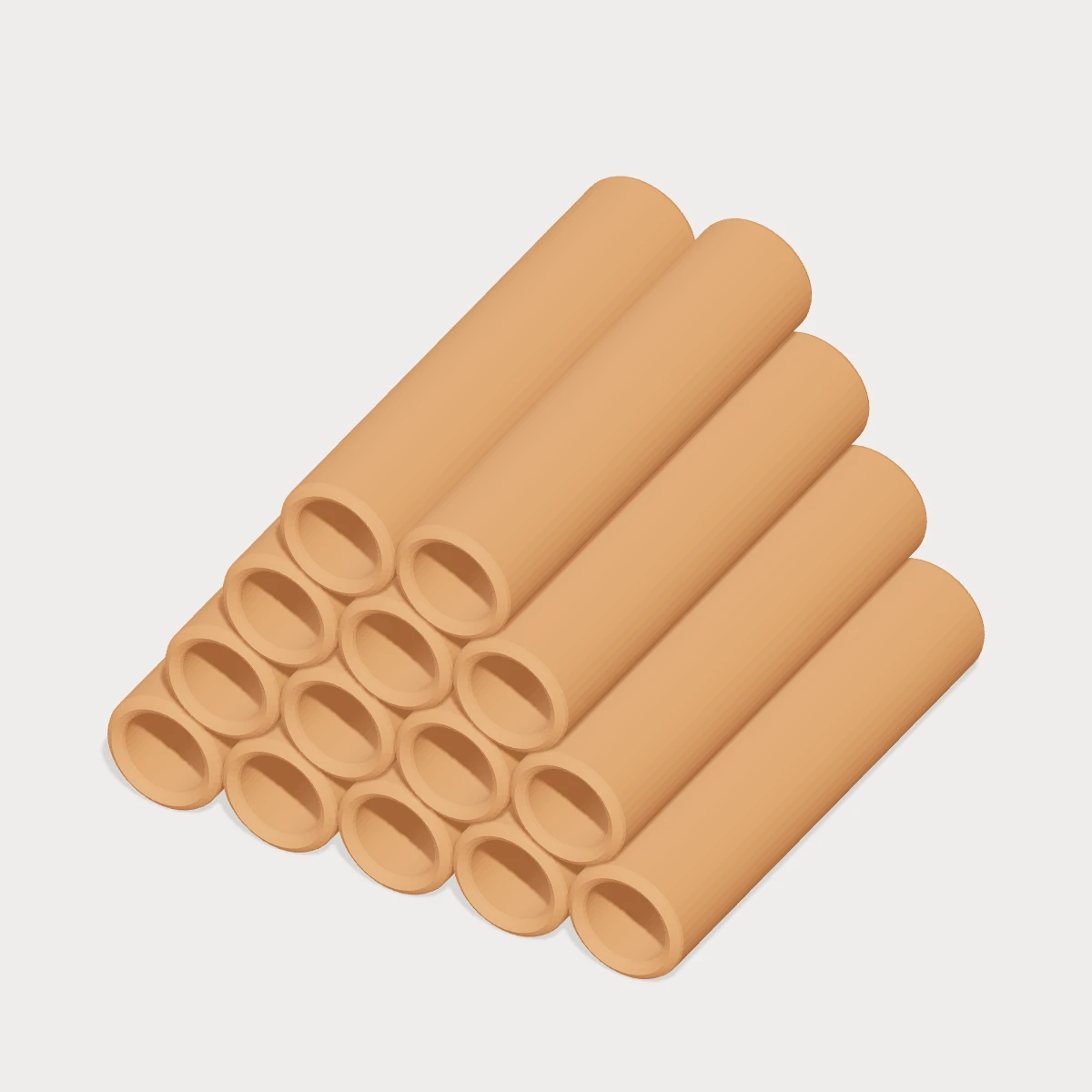 Small tube bundle, elevated digital design preview