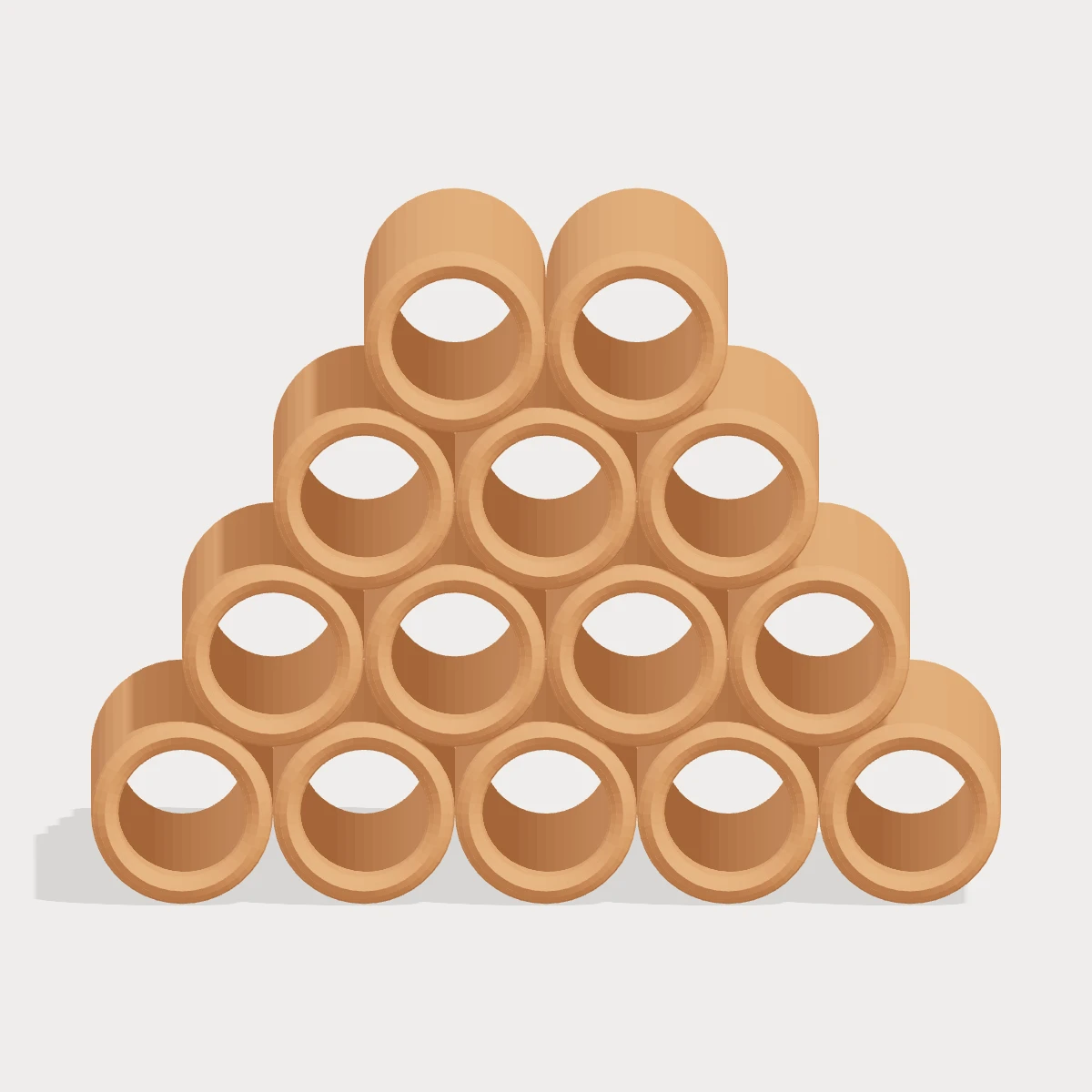 Small tube bundle, opening view digital design preview